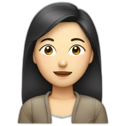 Asian women in car emoji
