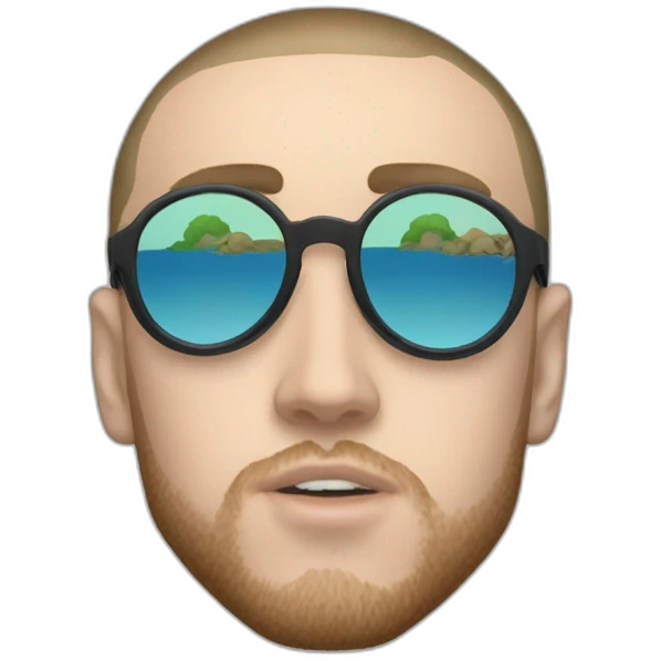 Mac Miller swimming album emoji