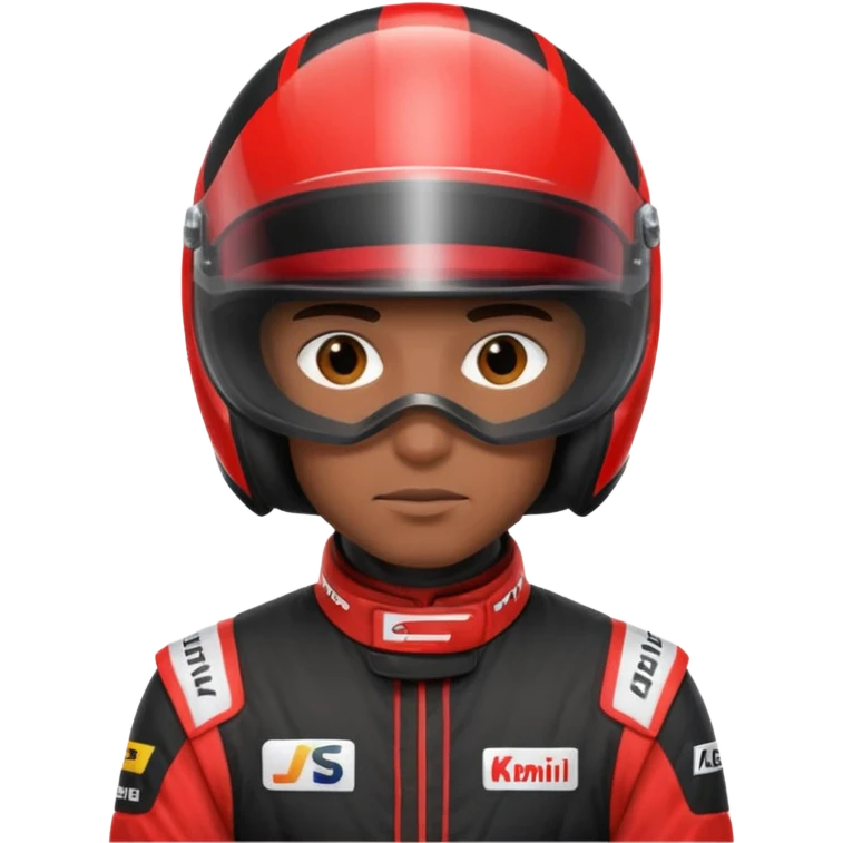 black formula driver emoji