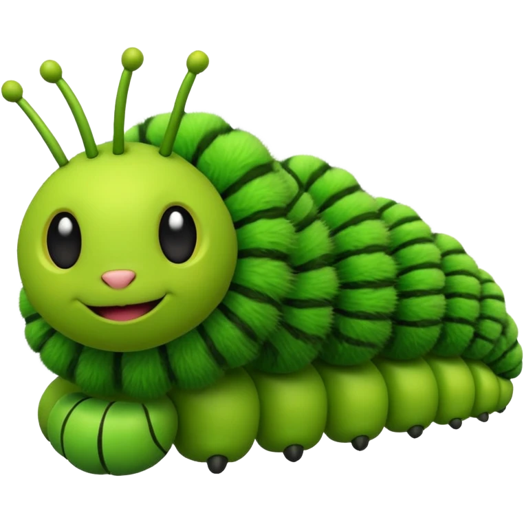 3d Caterpillar emoji