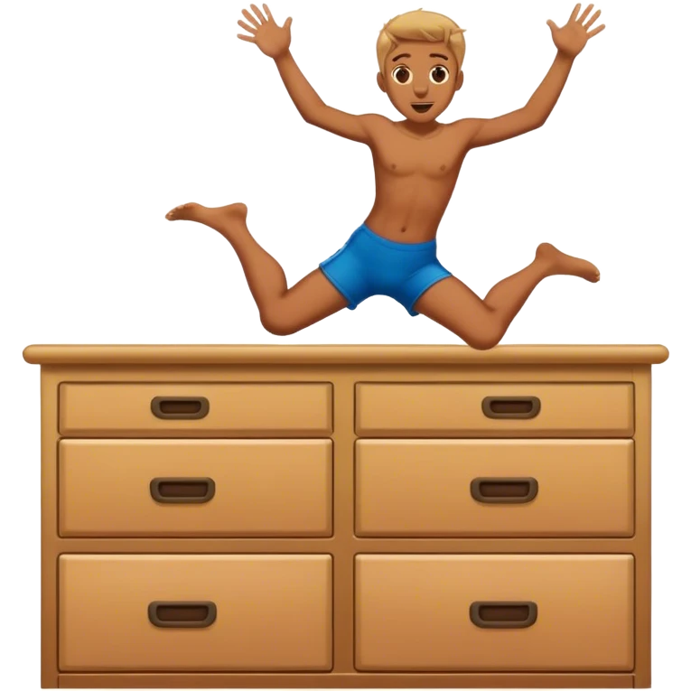 Jumpin off dresser emoji