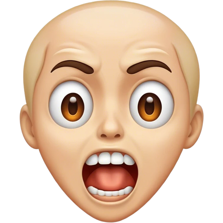 face screaming  emoji