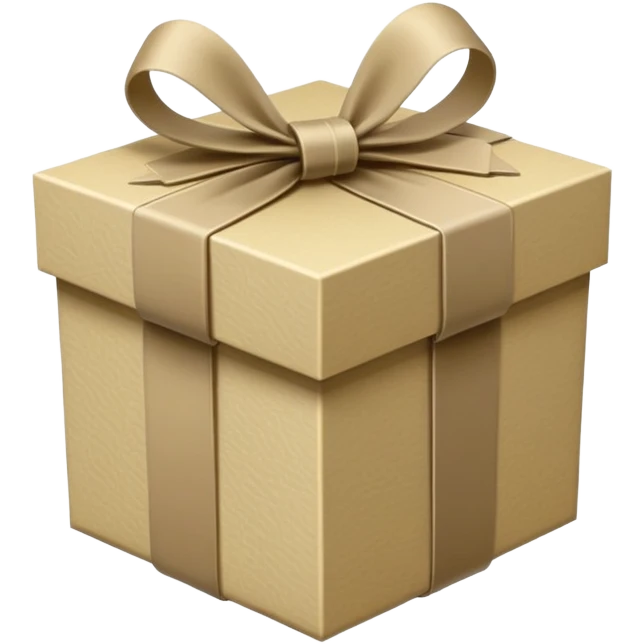 khaki gift box emoji