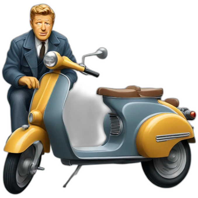 jean gabin en scooter emoji