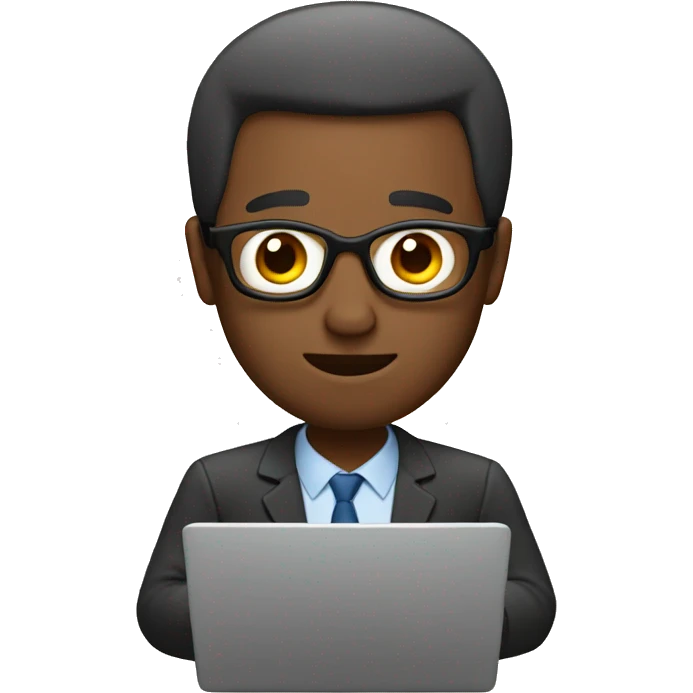 man with laptop emoji