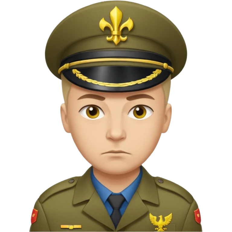 generate realistic military logistics department manager from ukraine emoji