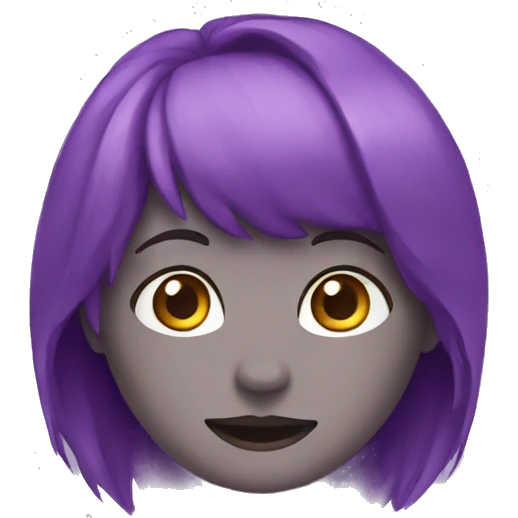 Purple ◢ emoji