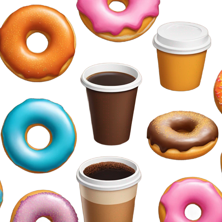 Dunkin donuts emoji