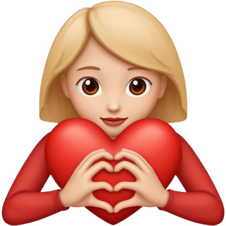 I want an emoji of a heart embraced by two arms, something tender. emoji