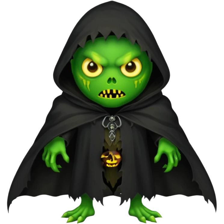 halloween themed monster with "Sythe" emoji