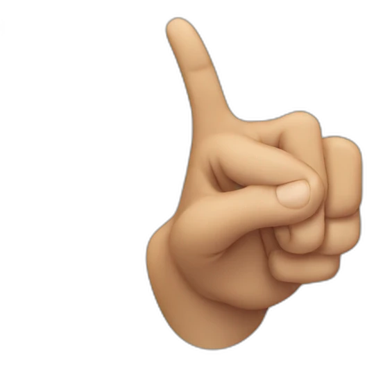 pointing finger at someone emoji