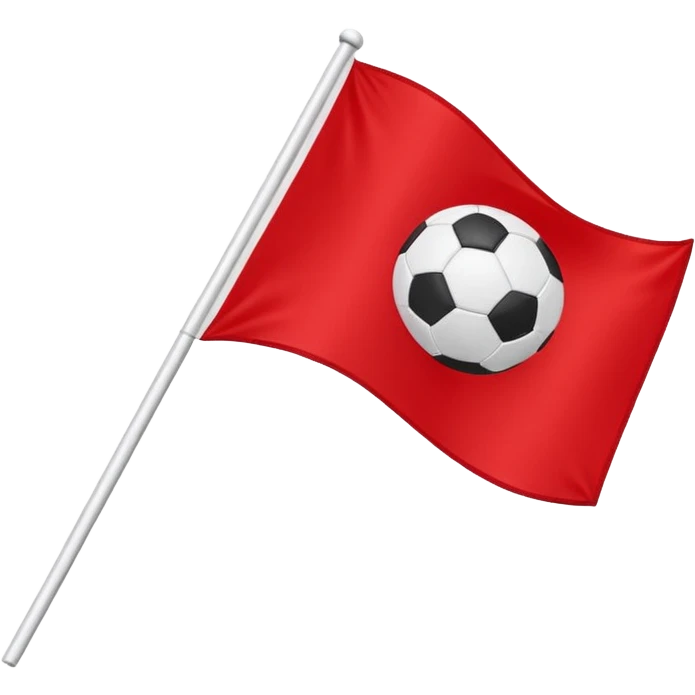 Royal antwerp fc flage whit read and a football emoji