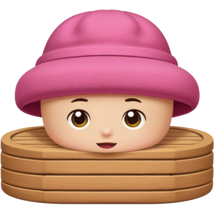 Only Sauna-hat pink emoji