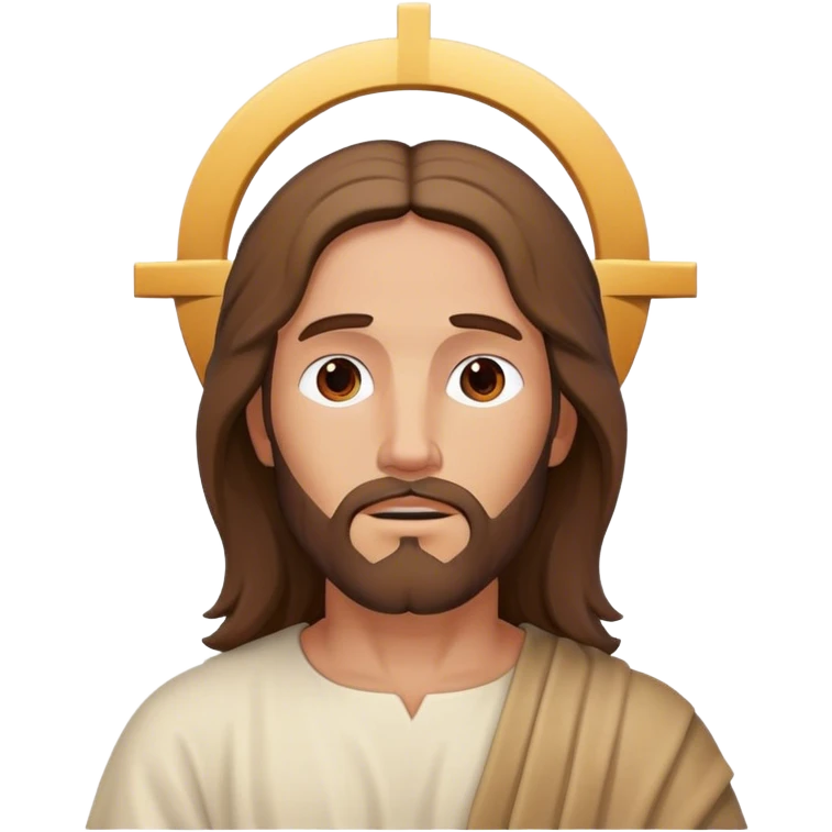 Jesus waking up emoji