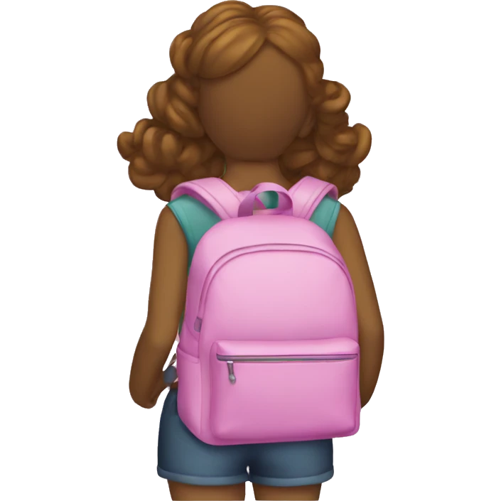 Girly backpack emoji