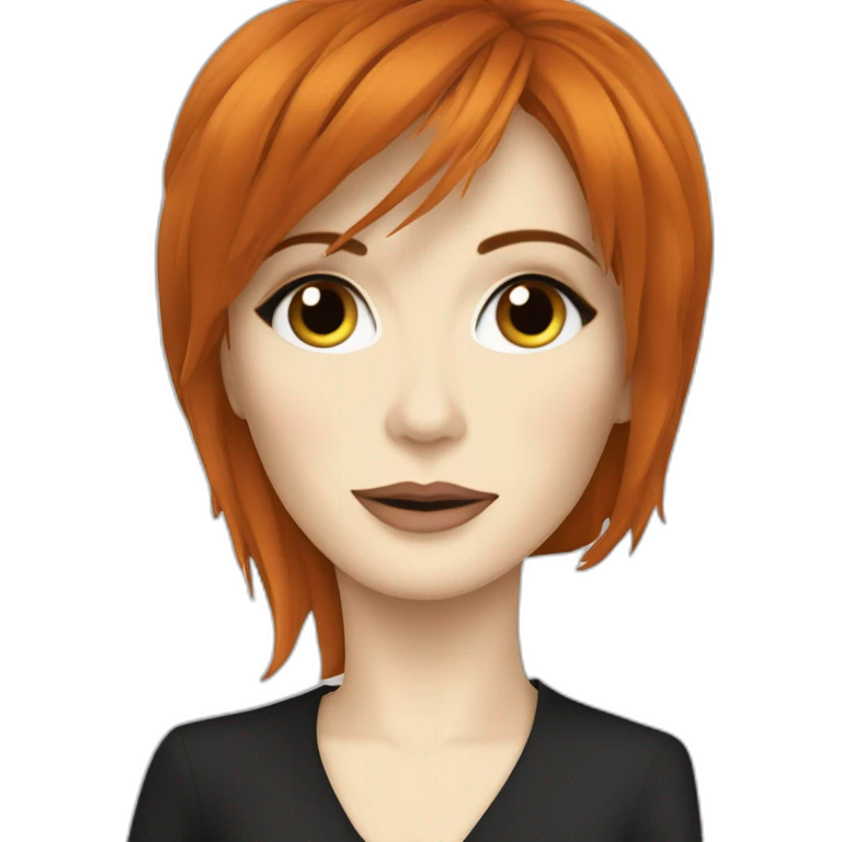 Mylène Farmer qui chante emoji