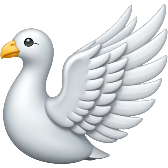 White left wing emoji emoji