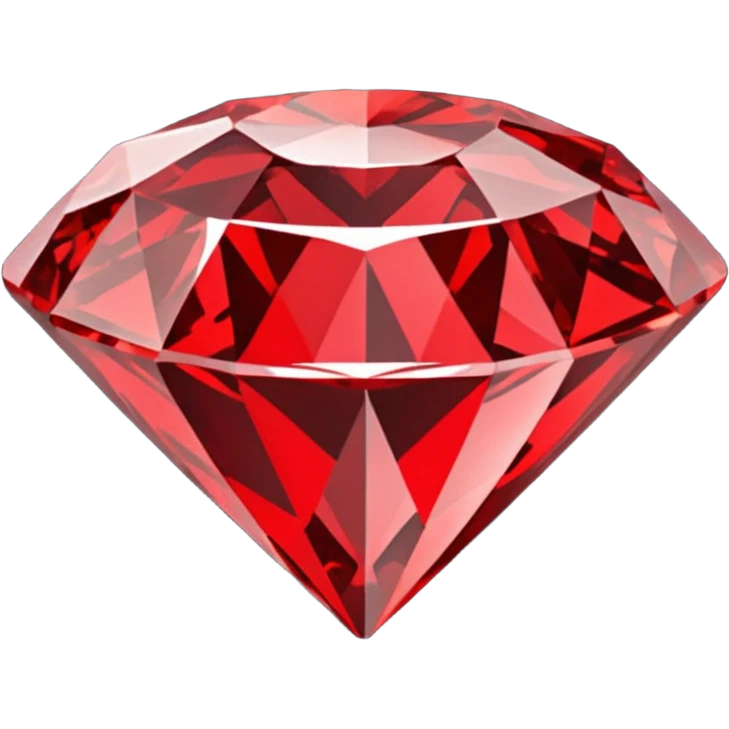 Diamante rojo emoji