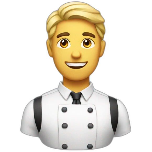 restaurant waiter emoji