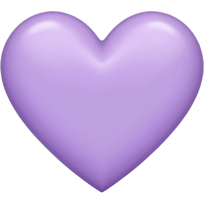 Now a pastel purple hear emoji