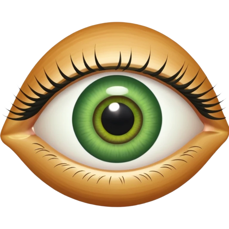 Ojos verdes (Solo el ojo) emoji