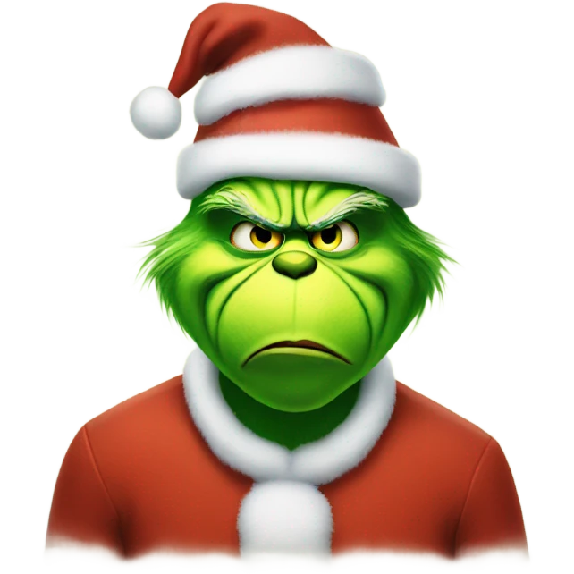grinch stealing christmas emoji