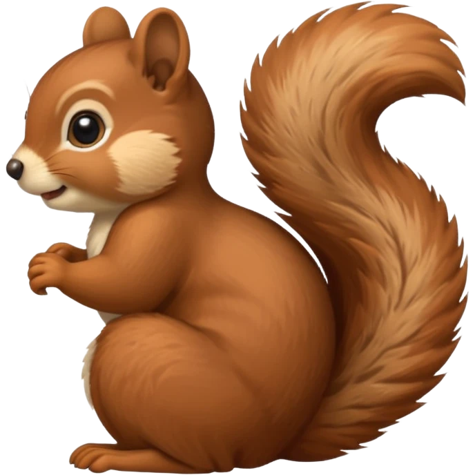 Squirral, half body emoji