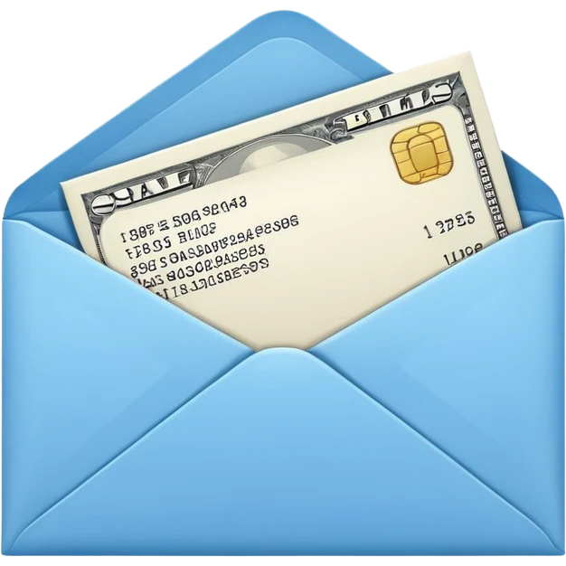 Salary enclosed in an envelope emoji