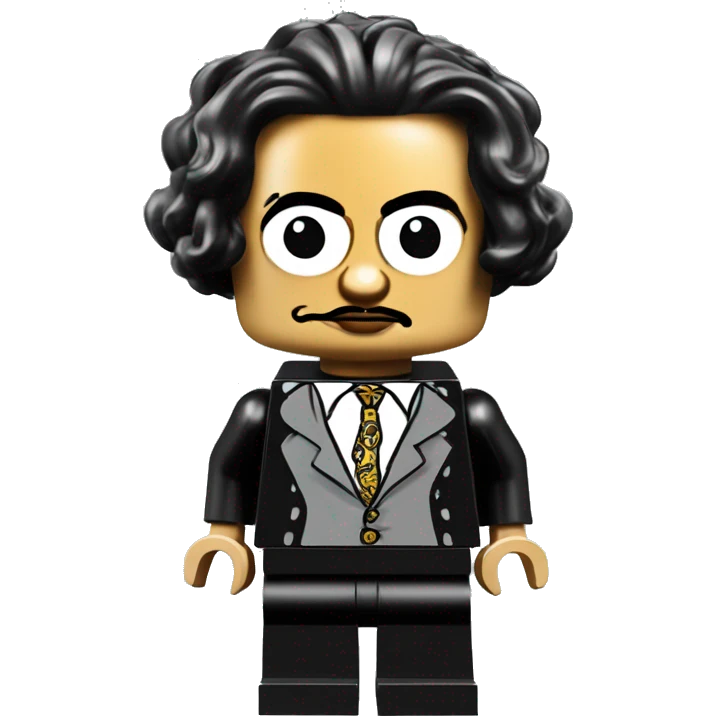 salvador dali lego full body emoji