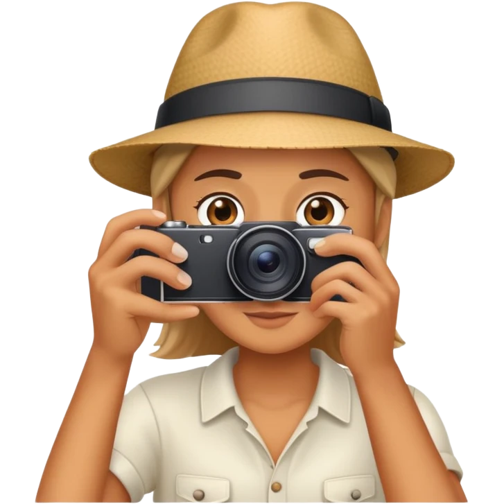 person taking a photograph emoji