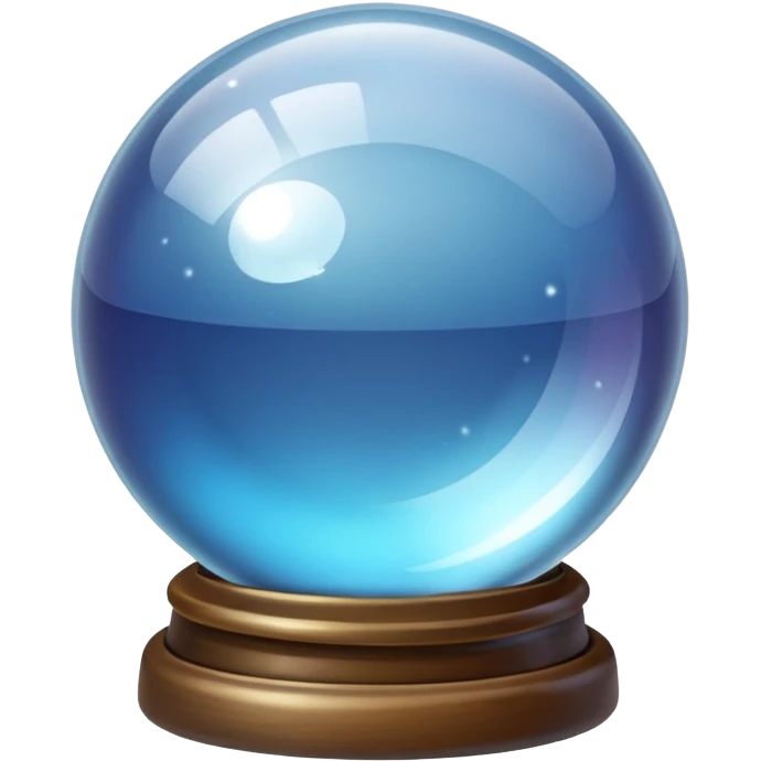 A crystal ball emoji