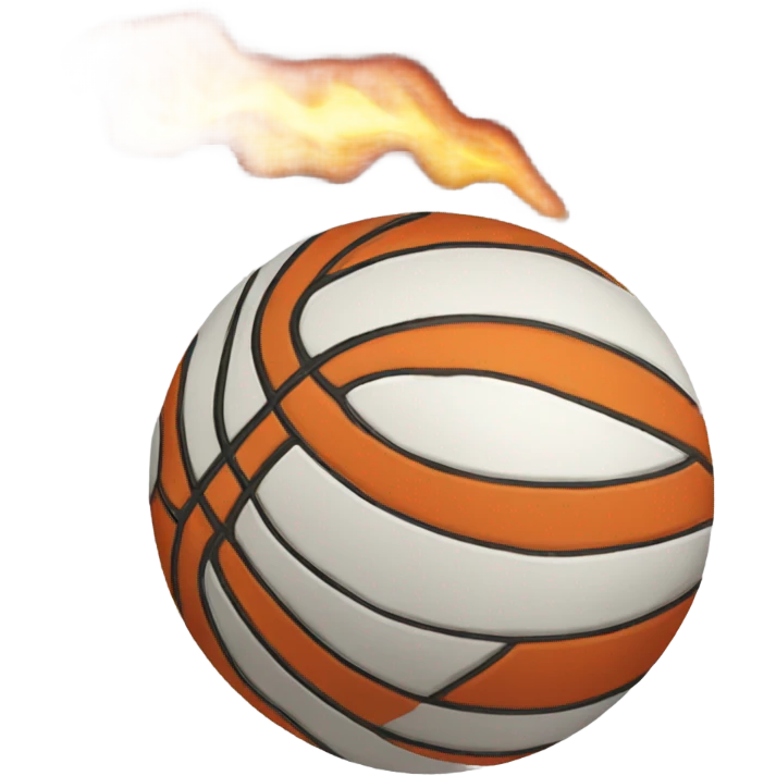 Fire basketball  emoji