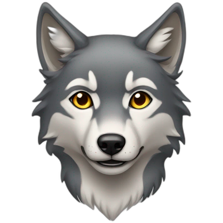 Female wolf  emoji