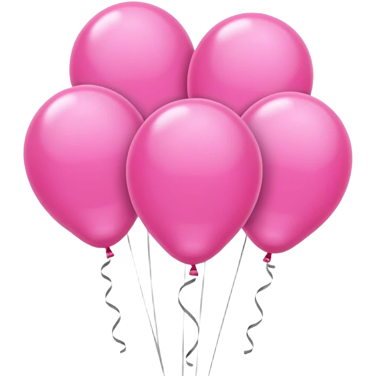 Pink balloons  emoji