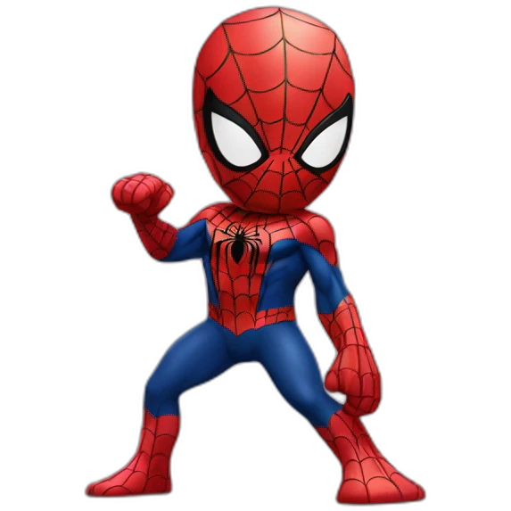 spiderman standing emoji