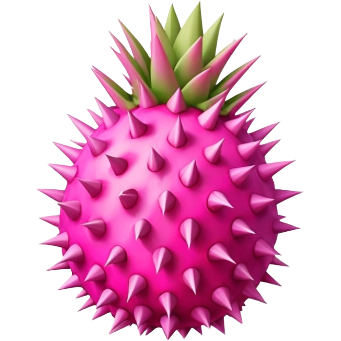 Pink spiked locacaca fruit JoJo emoji