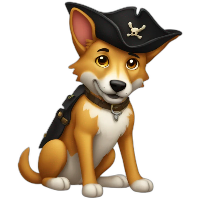 Dingo pirate emoji