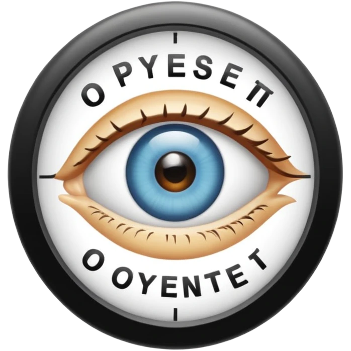 Øyet optometri emoji