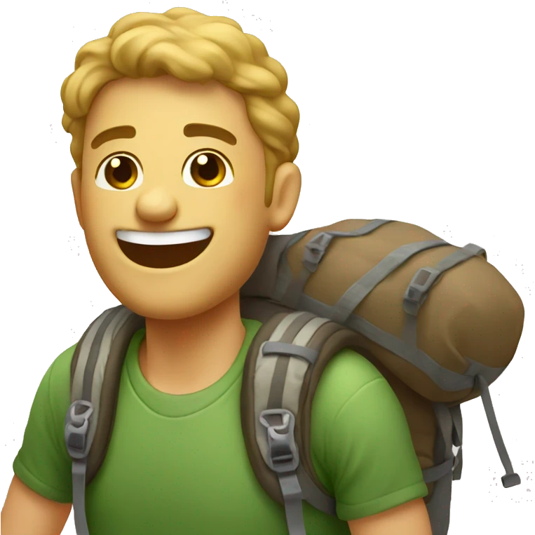 Happy Hiker emoji