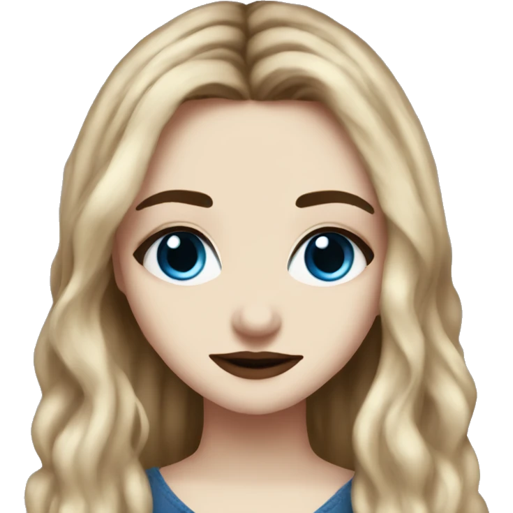 sabrina carpenter with blue eyes emoji