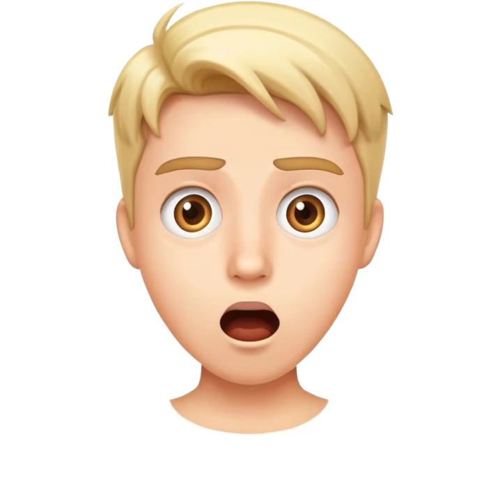 IShowSpeed inspired face, surprised expression emoji