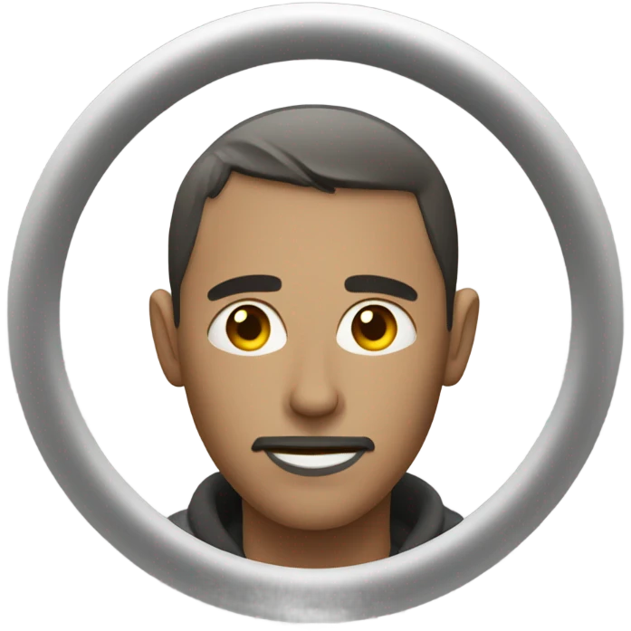 Man on the bottom of the ring emoji