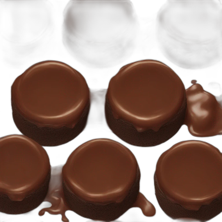Molten Chocolate cake emoji