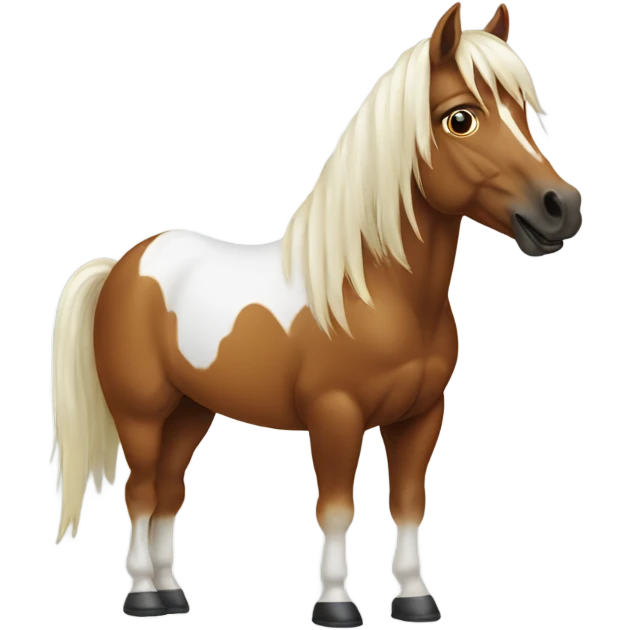 Horse upside down emoji