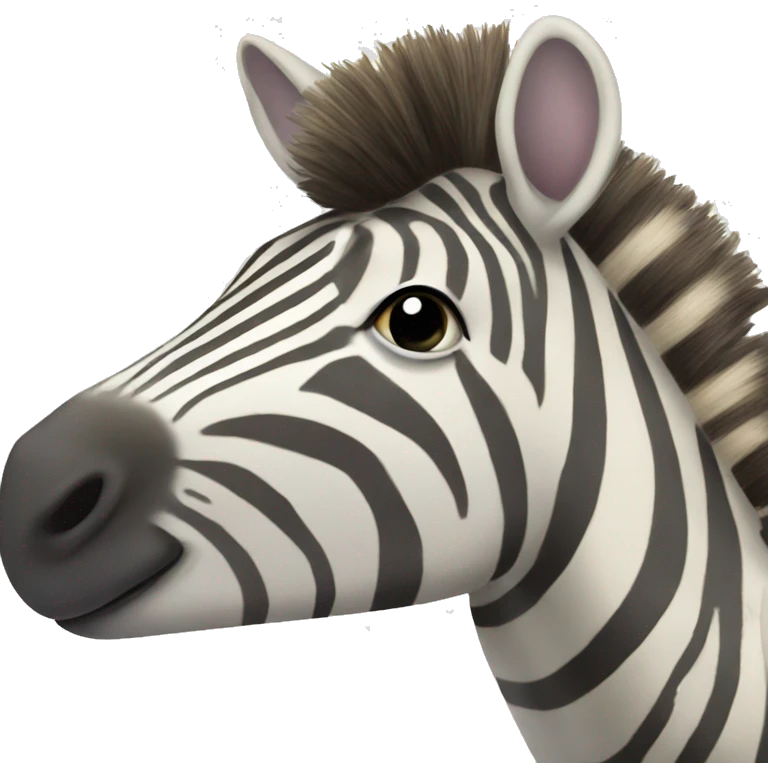 Zebra mixed with a fish emoji