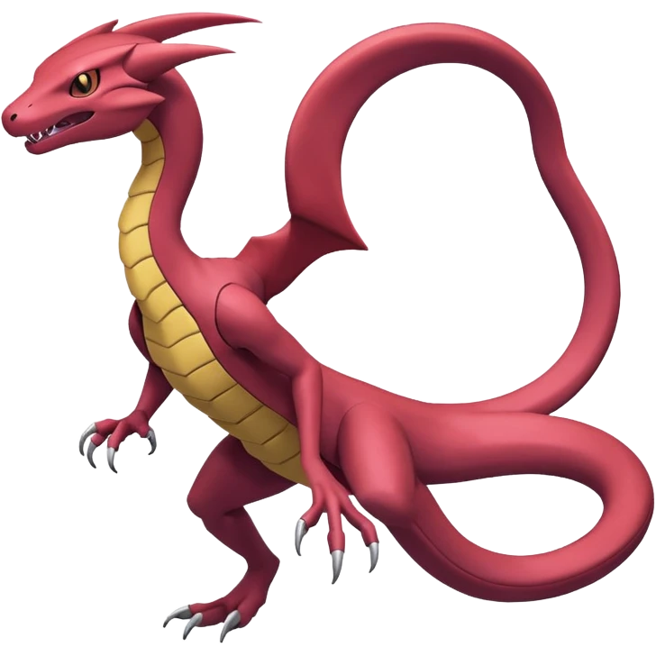 Heliolisk-Seviper-Cyclizar-Genesect-Pokémon, full body emoji