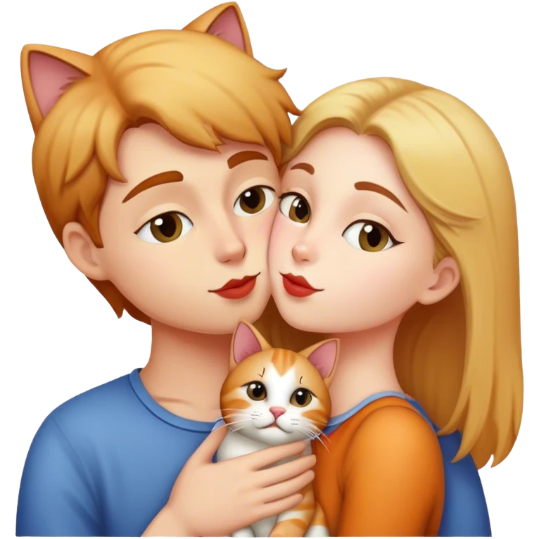 Kiss cat love emoji
