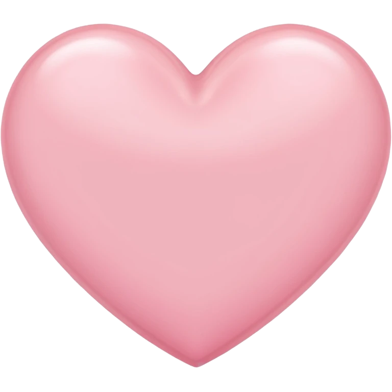 Light Pink heart emoji