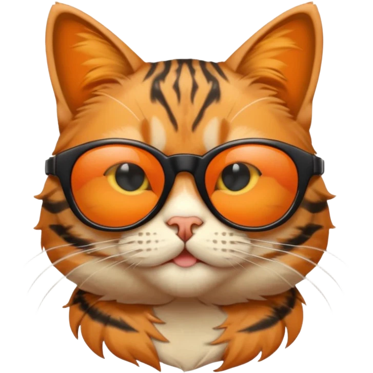 Cat wearing sunglasses emoji