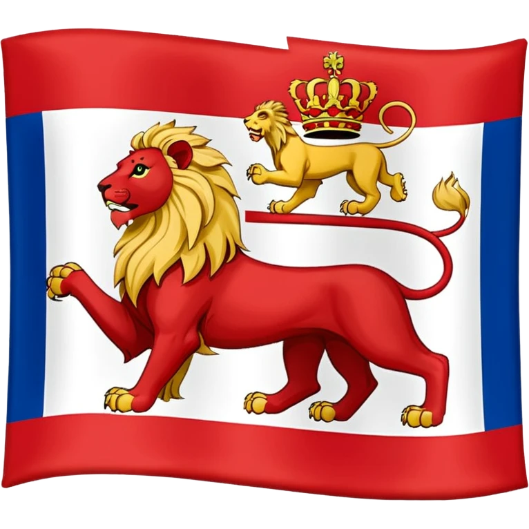 drapeau de la région de lyon emoji